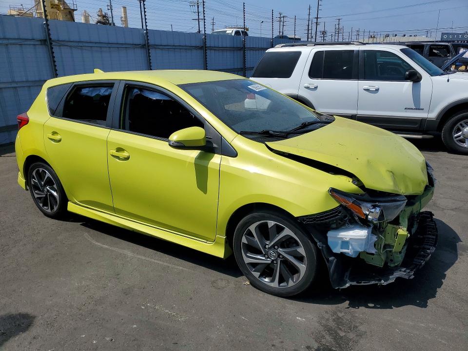 2017 Toyota Corolla VIN JTNKARJE0HJ532967 COPART salvage auction — FRONT END, CA - SALVAGE CERTIFICATE, sold $2,200 on 2026-07-27 (photo 4)