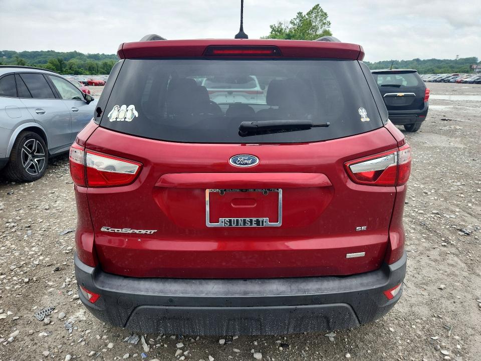 2018 Ford Ecosport VIN MAJ3P1TE8JC209403 COPART salvage auction — HAIL, Wv - Salvage Certificate, sold $3,000 on 2026-07-13 (photo 6)