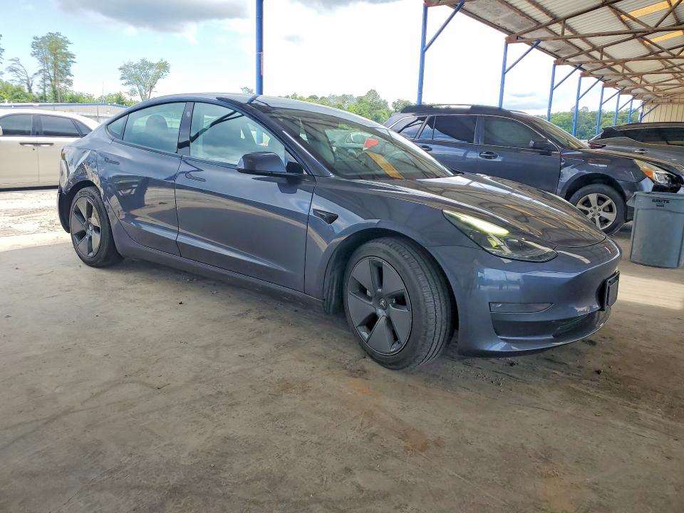 2021 Tesla Model 3 VIN 5YJ3E1EA9MF084817 COPART salvage auction — REAR END, Ga - Cert Of Title-Salvage, sold $7,400 on 2026-07-02 (photo 4)