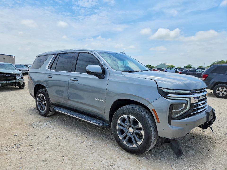 2026 Chevrolet Tahoe VIN 1GNS5NKD7TR145857 COPART salvage auction — FRONT END, Tx - Salvage Vehicle Title, sold $19,000 on 2026-07-30 (photo 4)