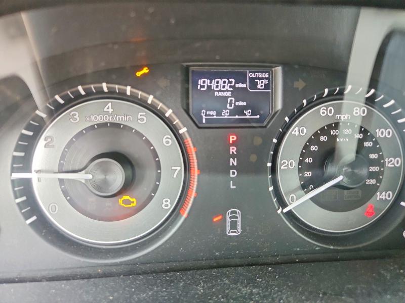 2014 Honda Odyssey VIN 5FNRL5H60EB036901 COPART salvage auction — FRONT END, Wv - Certificate Of Title (P), sold $1,400 on 2026-07-04 (photo 9)