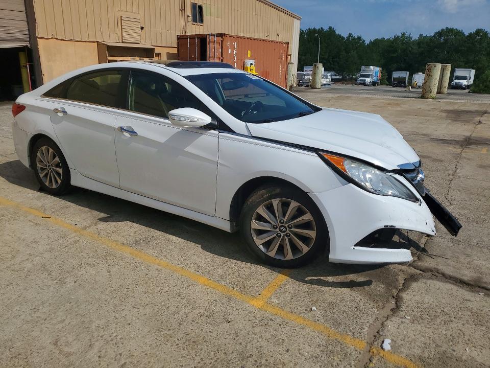 2014 Hyundai Sonata VIN 5NPEC4AB1EH923196 COPART salvage auction — FRONT END, Sc - Cert Of Title-Salvage, sold $150 on 2026-07-31 (photo 4)