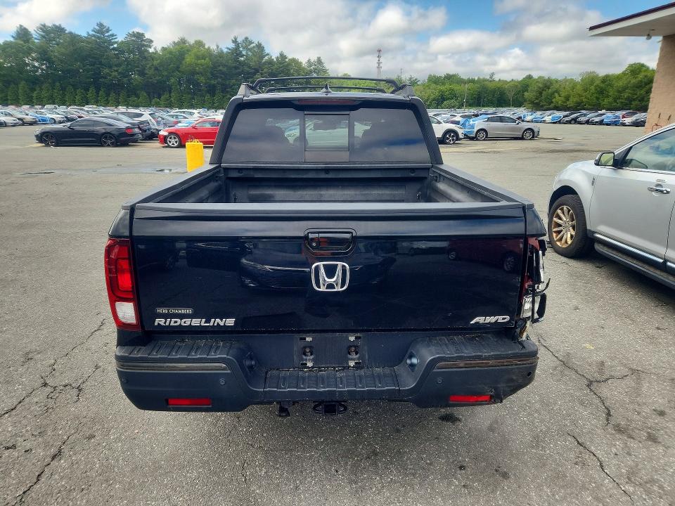 2017 Honda Ridgeline VIN 5FPYK3F8XHB017890 COPART salvage auction — REAR END, Ri - Salvage Certificate Of Title, sold $4,800 on 2026-07-09 (photo 6)