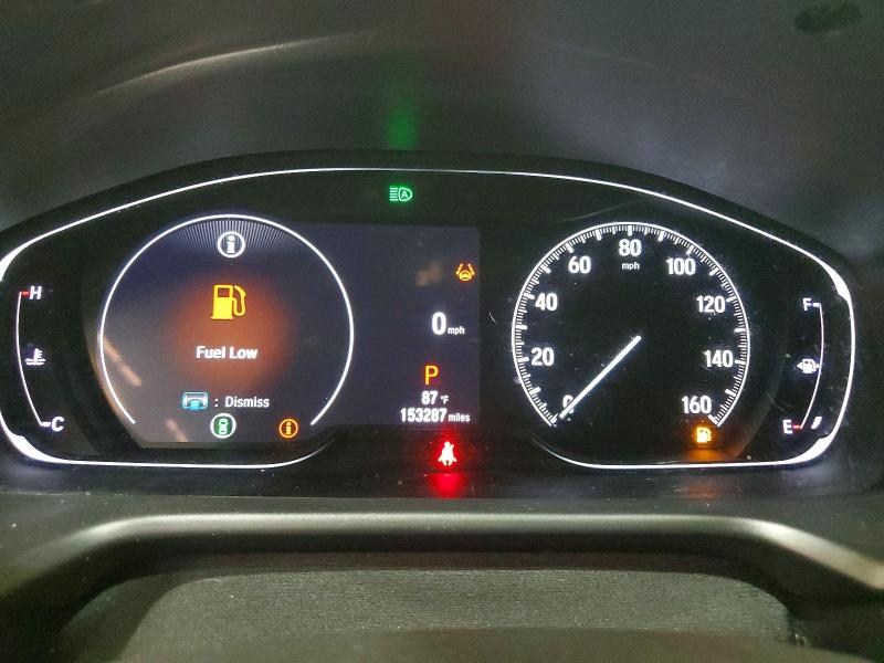 2022 Honda Accord VIN 1HGCV2F91NA013956 COPART salvage auction — MINOR DENT/SCRATCHES, Tx - Certificate Of Title (P), sold $12,500 on 2026-07-27 (photo 9)