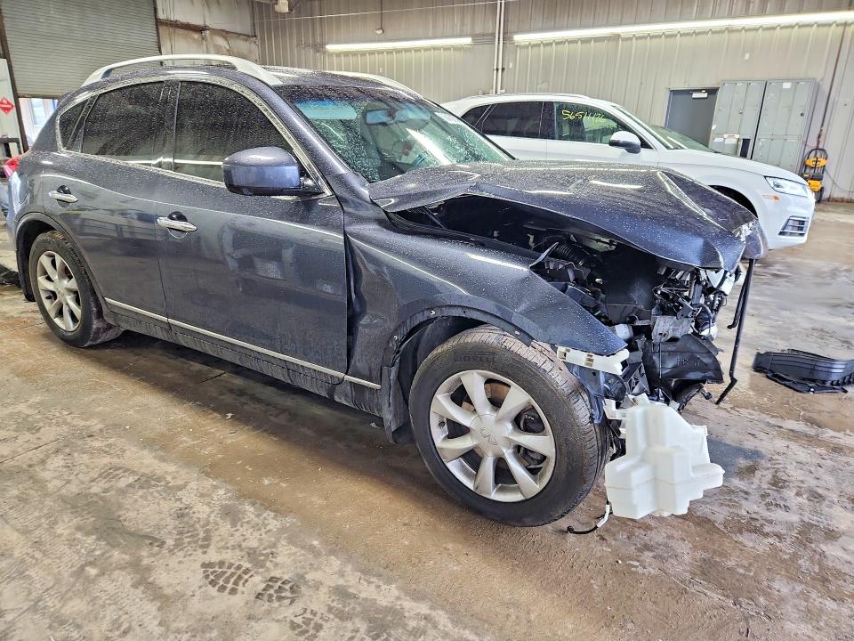 2010 Infiniti Ex VIN JN1AJ0HR8AM754149 COPART salvage auction — FRONT END, Il - Salvage Certificate, sold $400 on 2026-07-16 (photo 4)