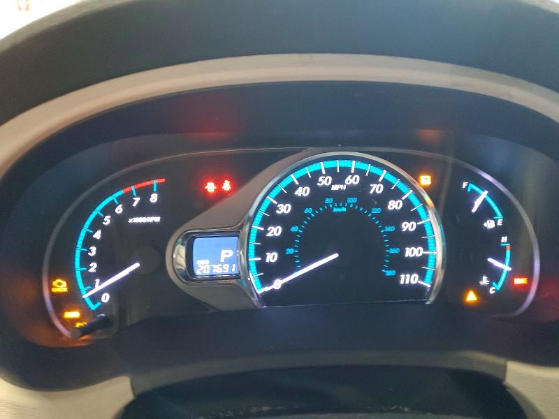 2011 Toyota Sienna VIN 5TDDK3DCXBS013954 COPART salvage auction — REAR END, NY - MV-907A SALVAGE CERTIFICATE, sold $1,950 on 2026-07-15 (photo 9)