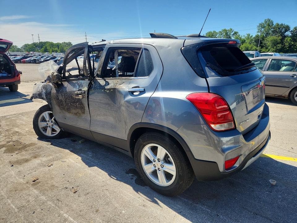 2019 Chevrolet Trax VIN KL7CJPSB8KB809977 COPART salvage auction — BURN, In - Bill Of Sale - Parts Only, sold $250 on 2026-07-06 (photo 2)