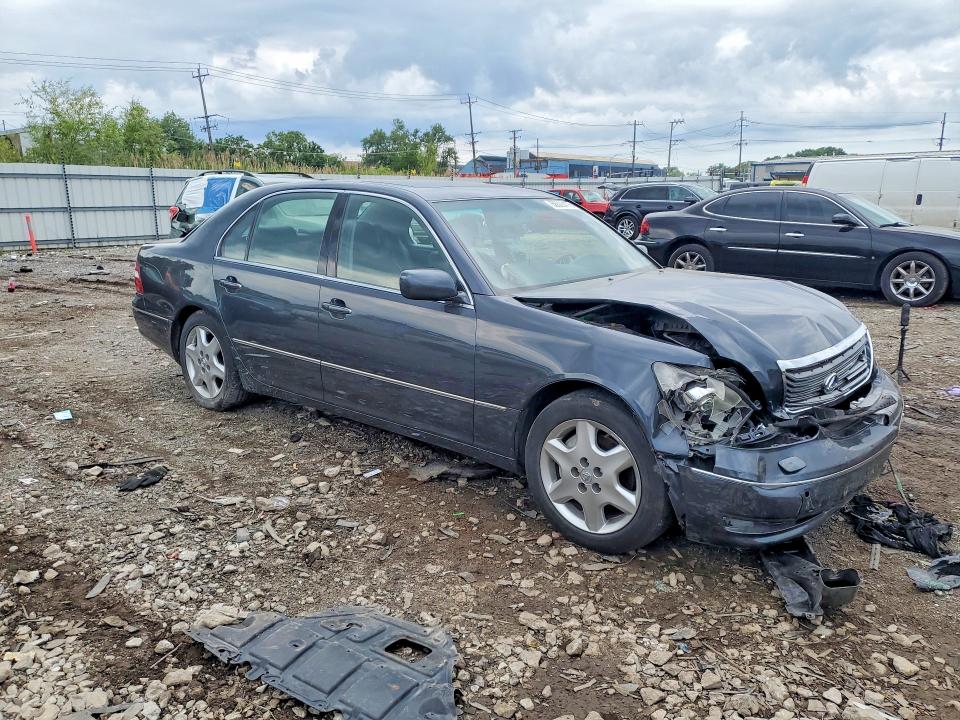 2005 Lexus Ls VIN JTHBN36F955008808 COPART salvage auction — FRONT END, IL - SALVAGE CERTIFICATE, sold $400 on 2026-07-31 (photo 4)