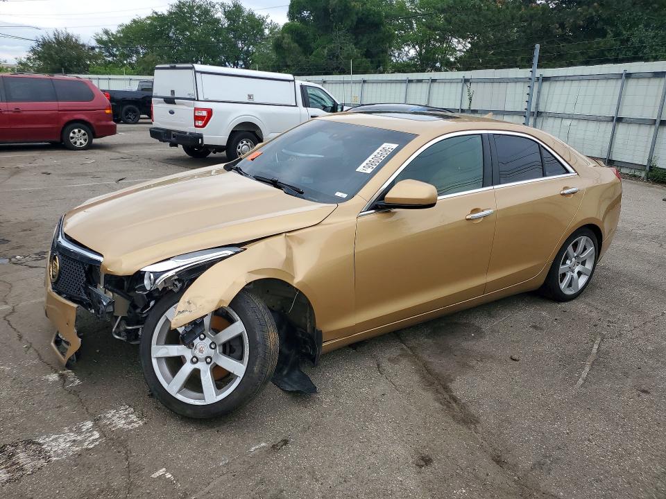 2013 Cadillac Ats VIN 1G6AA5RA3D0100273 COPART salvage auction — FRONT END, Oh - Cert Of Title-Salvage, sold $300 on 2026-07-10 (photo 1)