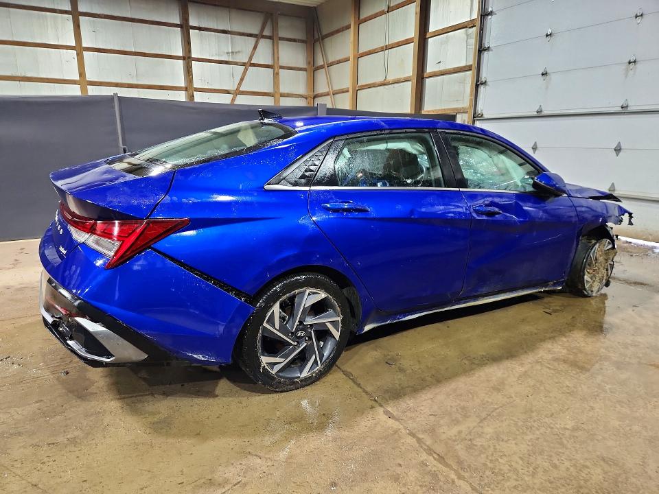 2025 Hyundai Elantra VIN KMHLP4DG4SU864340 COPART salvage auction — ROLLOVER, OH - BILL OF SALE-PARTS ONLY (P), sold $2,050 on 2026-07-11 (photo 3)