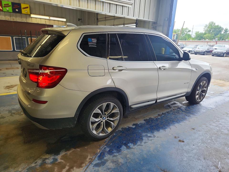 2016 BMW X3 VIN 5UXWX9C58G0D77186 COPART salvage auction — MECHANICAL, In - Certificate Of Title, sold $2,450 on 2026-07-06 (photo 3)
