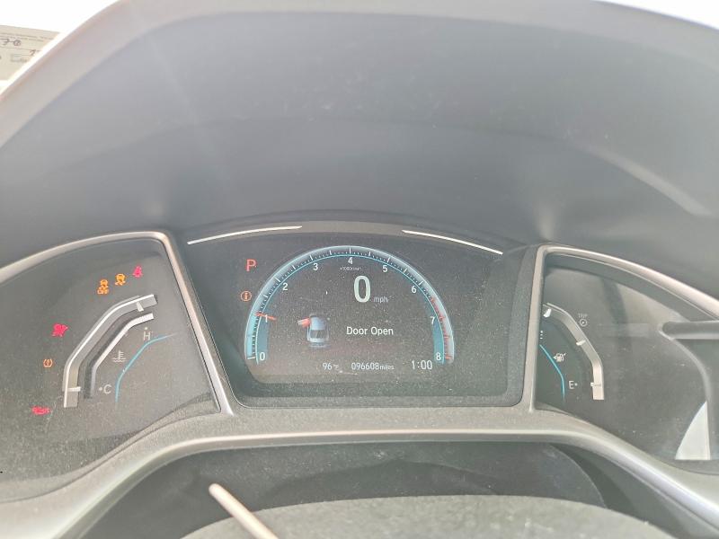 2018 Honda Civic VIN JHMFC1F36JX012170 COPART salvage auction — FRONT END, VA - CERT OF TITLE - SALVAGE, sold $125 on 2026-07-21 (photo 9)