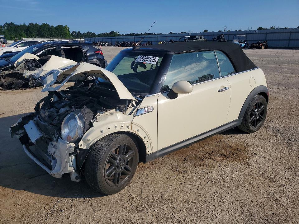 2014 Mini Cooper VIN WMWZP3C59ET707290 COPART salvage auction — FRONT END, SC - CERT OF TITLE-SALVAGE, sold $975 on 2026-08-03 (photo 1)