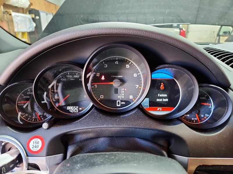 2014 Porsche Cayenne VIN WP1AA2A28ELA06856 COPART salvage auction — FRONT END, Mi - Certificate Of Title, sold $2,650 on 2026-07-15 (photo 9)
