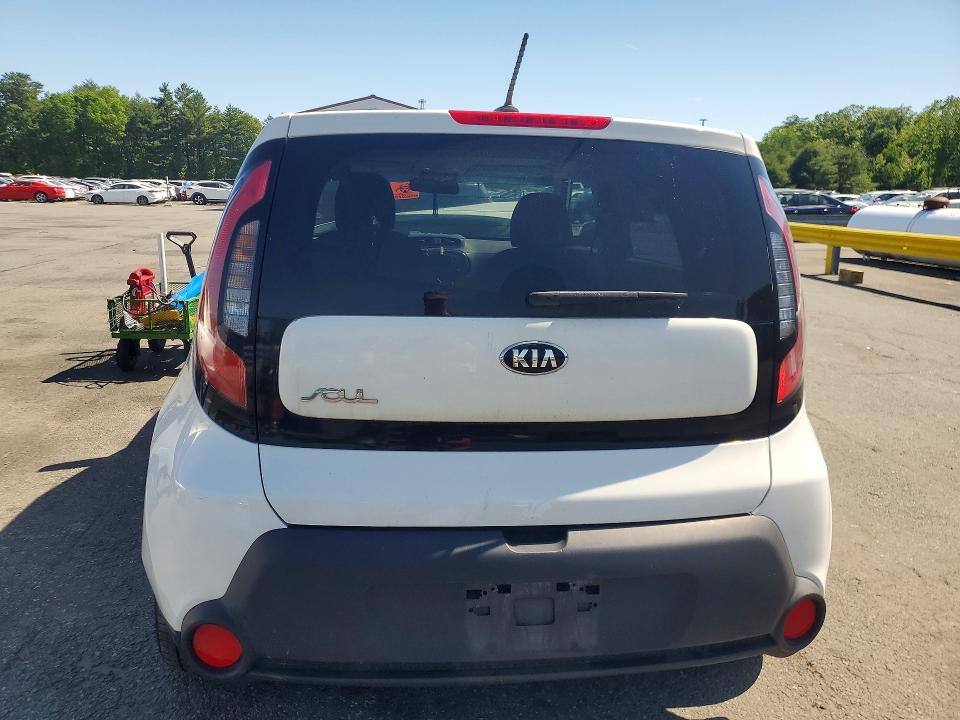 2016 Kia Soul VIN KNDJN2A22G7386035 COPART salvage auction — FRONT END, Ri - Salvage Certificate Of Title, sold $450 on 2026-07-16 (photo 6)