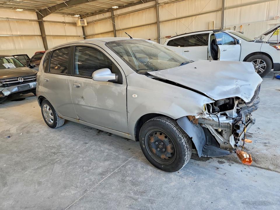 2007 Chevrolet Aveo VIN KL1TD66647B783684 COPART salvage auction — FRONT END, Ne - Cert Of Title-Salvage, sold $275 on 2026-07-07 (photo 4)