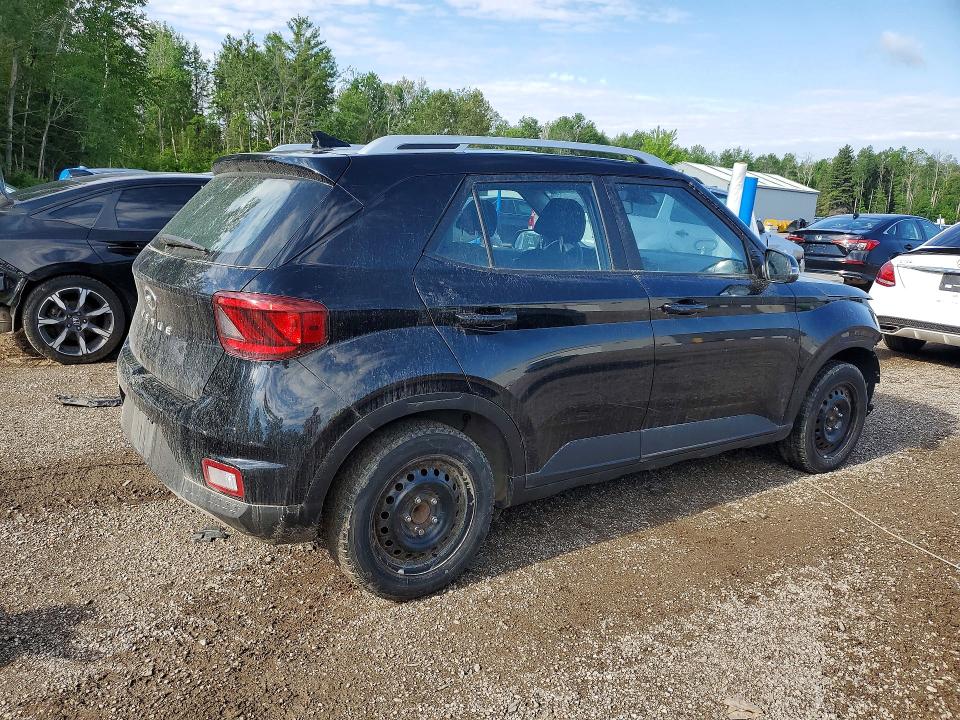 2022 Hyundai Venue VIN KMHRC8A30NU150157 COPART salvage auction — FRONT END, On - Permit No Brand - Unfit, sold $3,650 on 2026-07-07 (photo 3)