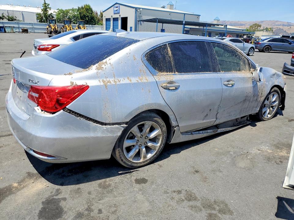 2014 Acura RLX VIN JH4KC1F34EC002636 COPART salvage auction — SIDE, Ca - Salvage Certificate, sold $2,150 on 2026-07-07 (photo 3)
