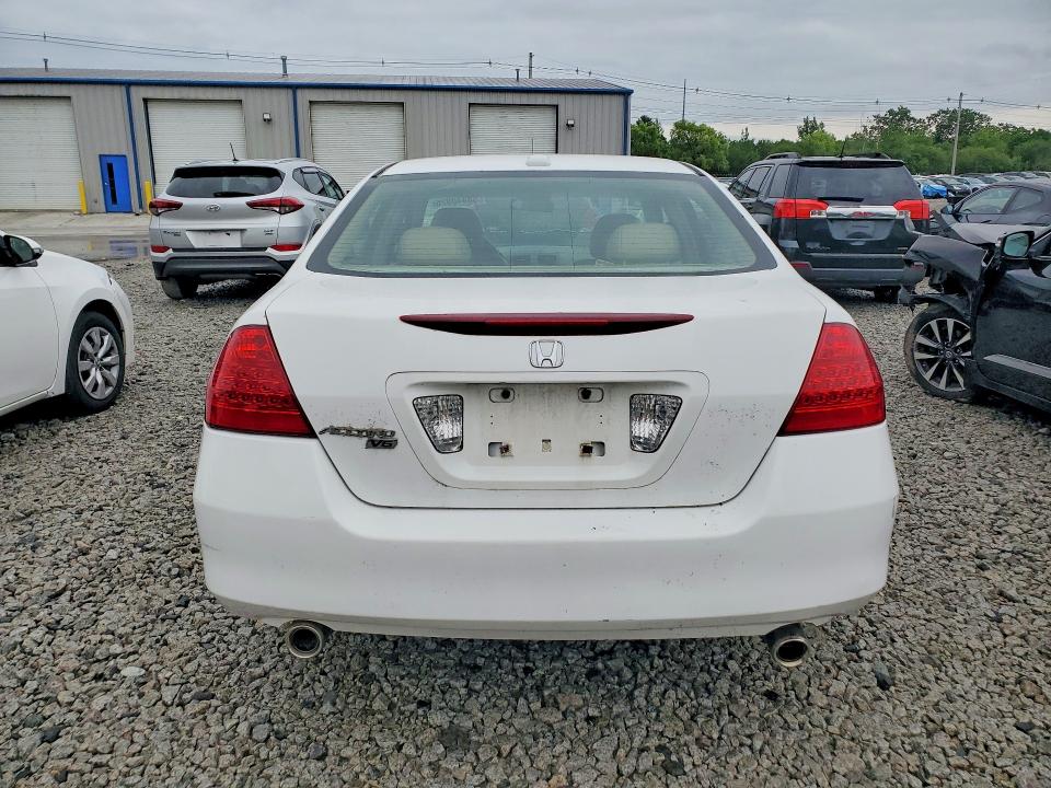 2006 Honda Accord VIN 1HGCM66576A069277 COPART salvage auction — BURN, Ma - Cert Of Title-Reconstrctd Coll, sold $375 on 2026-07-06 (photo 6)