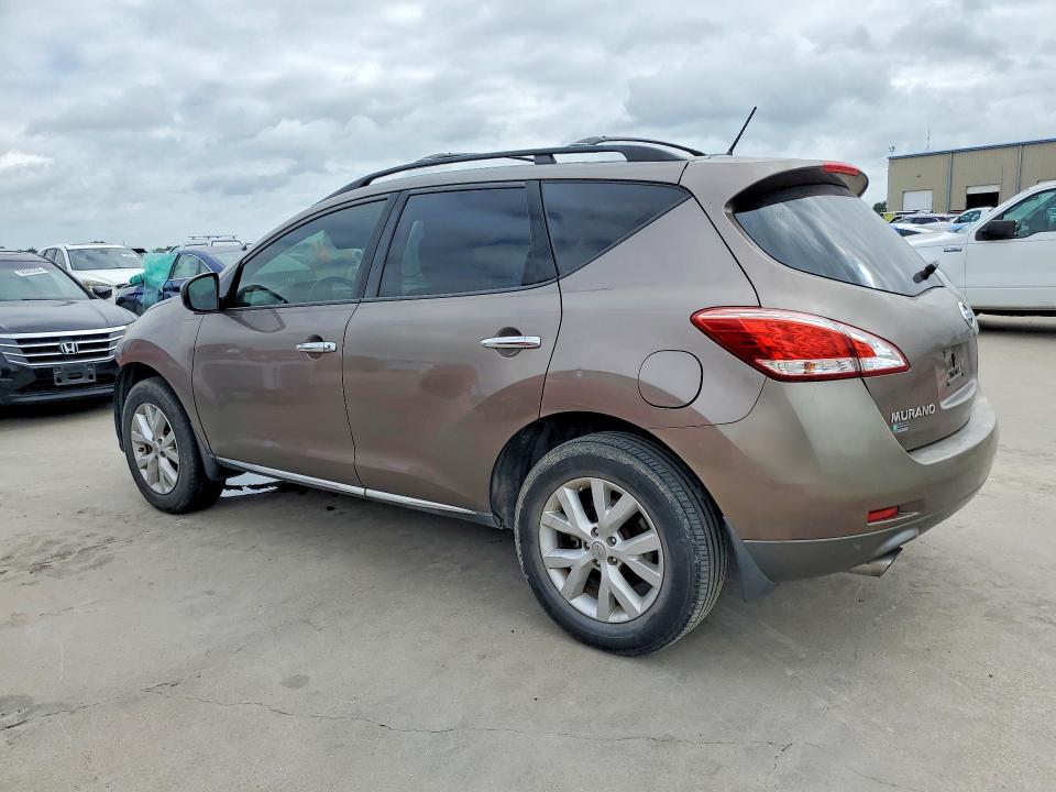 2014 Nissan Murano VIN JN8AZ1MU2EW402382 COPART salvage auction — FRONT END, Tx - Salvage Vehicle Title, sold $425 on 2026-07-06 (photo 2)