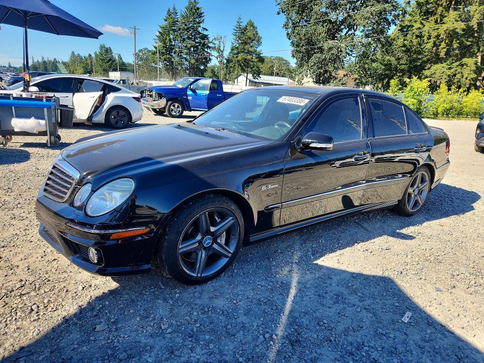 2008 Mercedes-benz E-klasse amg VIN WDBUF77X38B227208 COPART salvage auction — FRONT END, Wa - Vehicle Cert Of Ownership-Titl, sold $4,050 on 2026-07-28 (photo 1)