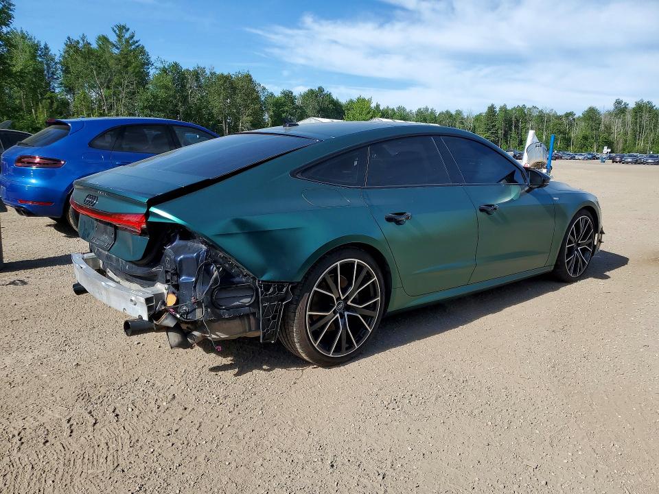 2021 Audi A7 VIN WAUV2AF23MN104468 COPART salvage auction — REAR END, On - Permit Salvage, sold $27,000 on 2026-08-25 (photo 3)