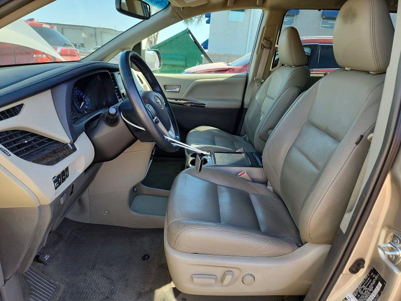 2015 Toyota Sienna VIN 5TDYK3DC0FS625703 COPART salvage auction — FRONT END, Nm - Cert Of Title-Salvage, sold $925 on 2026-07-23 (photo 7)