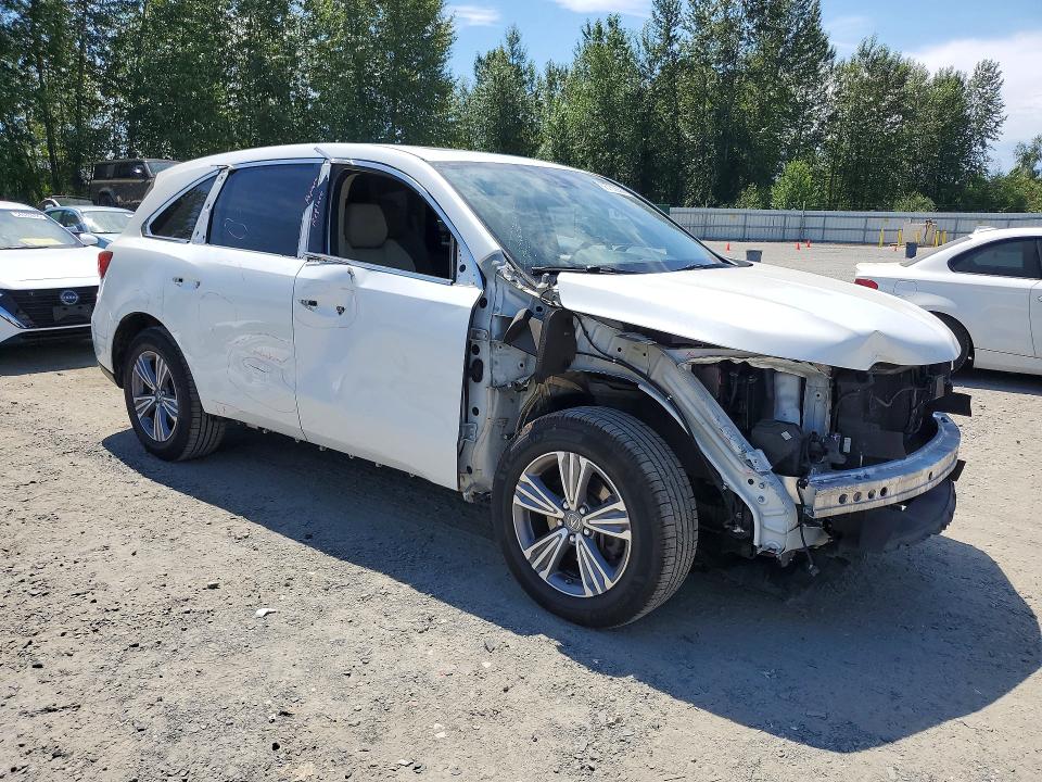 2020 Acura VIN 5J8YD4H31LL050651 COPART salvage auction — FRONT END, Salvage Title, sold $60 on 2026-07-27 (photo 4)