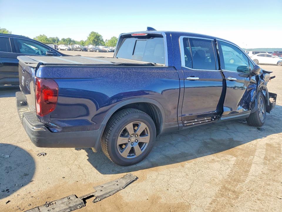 2020 Honda Ridgeline VIN 5FPYK3F79LB010459 COPART salvage auction — FRONT END, Pa - Certificate Of Salvage, sold $4,200 on 2026-07-02 (photo 3)