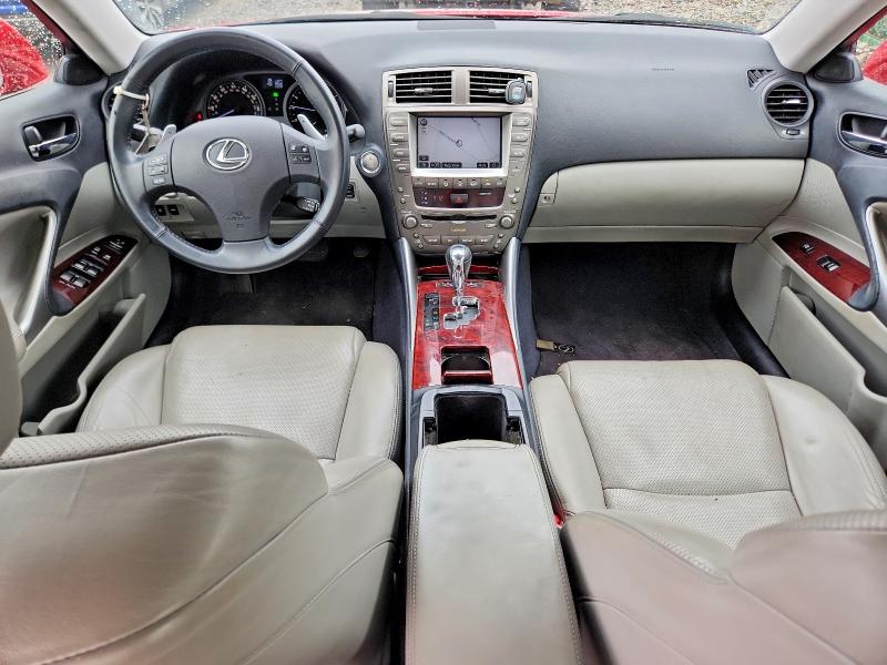 2008 Lexus Is 250 VIN JTHBK262882072926 COPART salvage auction — REAR END, Al - Cert Of Title-Salvage Title, sold $2,550 on 2026-07-07 (photo 8)