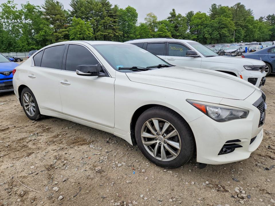 2015 Infiniti VIN JN1BV7AR5FM422009 COPART salvage auction — SIDE, Ma - Cert Of Title-Reconstrctd Coll, sold $3,100 on 2026-07-16 (photo 4)