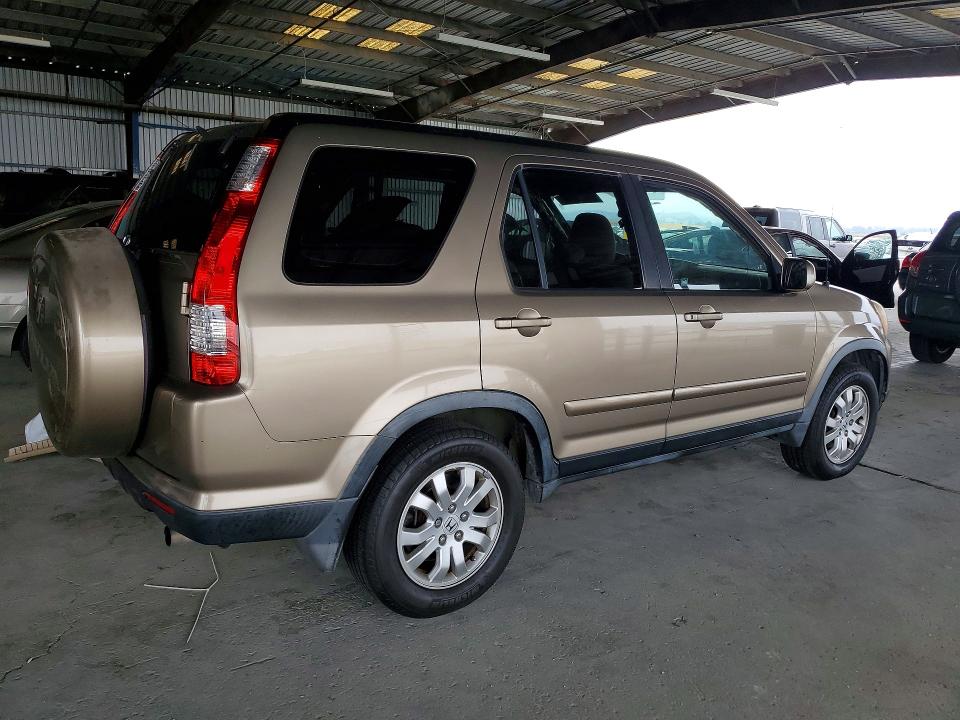 2006 Honda Cr-v VIN JHLRD78956C062320 COPART salvage auction — WATER/FLOOD, CA - SALVAGE CERTIFICATE, sold $1,650 on 2026-07-13 (photo 3)