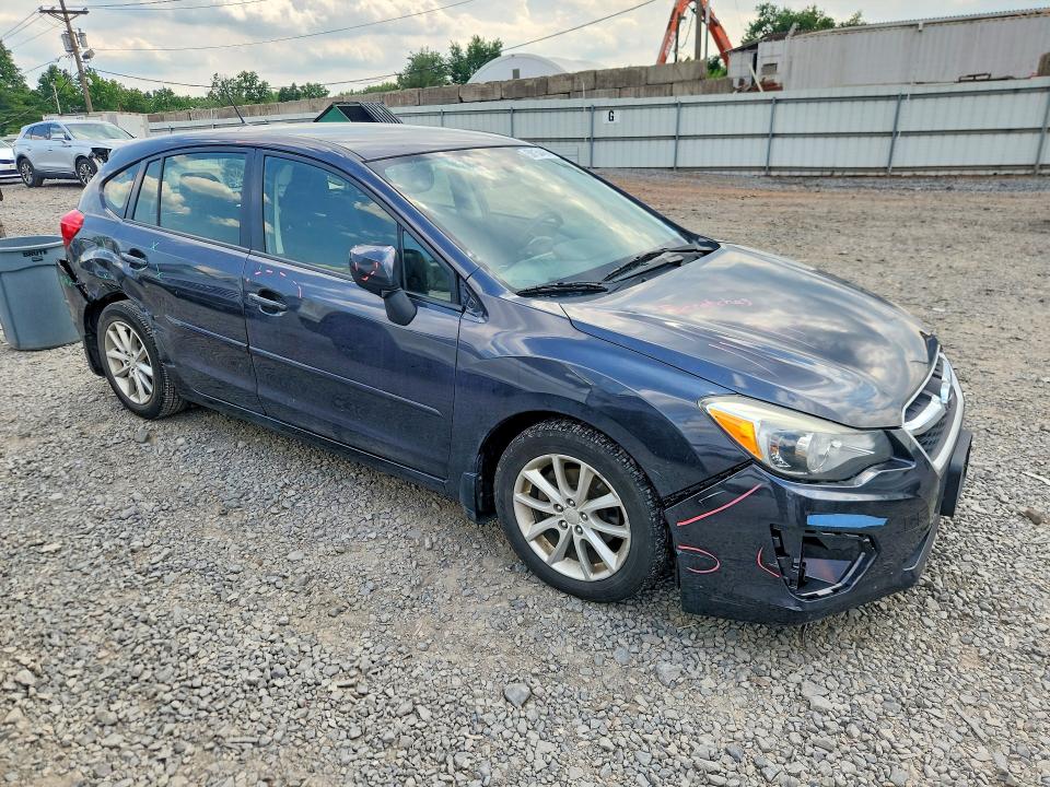 2014 Subaru Impreza VIN JF1GPAC62E8278252 COPART salvage auction — REAR END, NJ - CERT OF TITLE-SALVAGE (P), sold $350 on 2026-07-31 (photo 4)