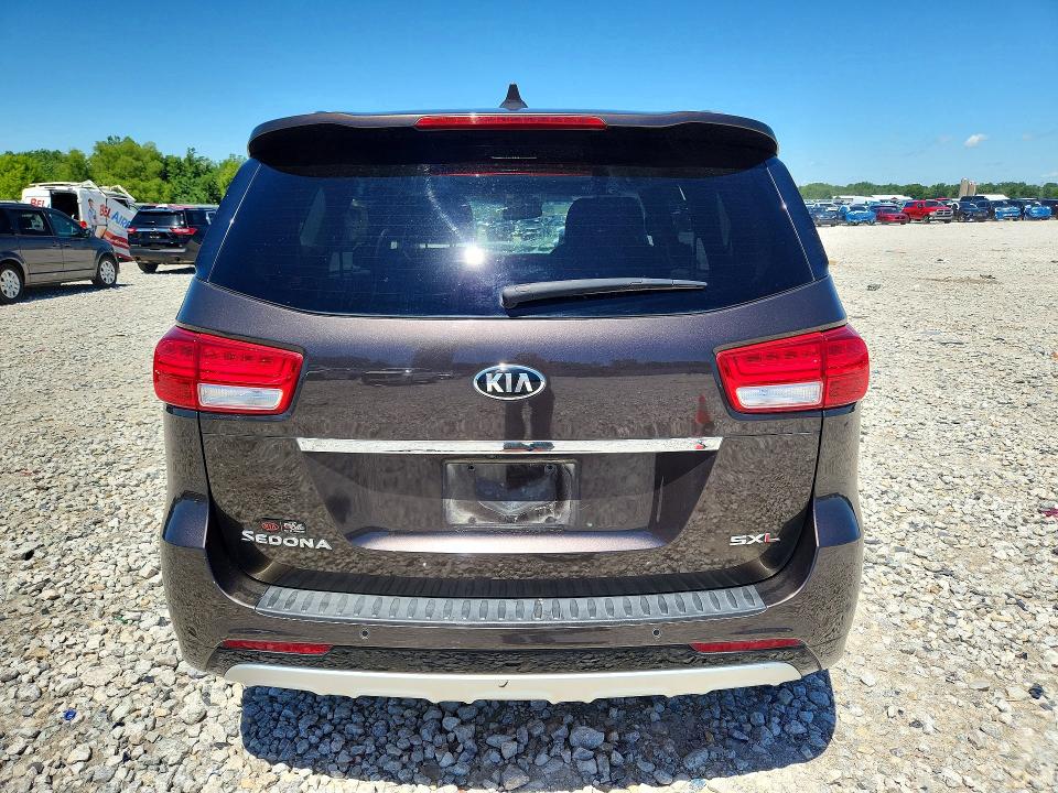 2018 Kia SEDONA VIN KNDME5C1XJ6350092 COPART salvage auction — FRONT END, Mi - Certificate Of Title, sold $1,950 on 2026-07-23 (photo 6)