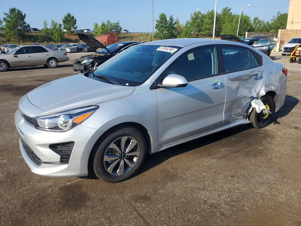 2022 Kia Rio VIN 3KPA24AD5NE433092 COPART salvage auction — SIDE, Sc - Cert Of Title-Salvage, sold $2,800 on 2026-07-10 (photo 1)