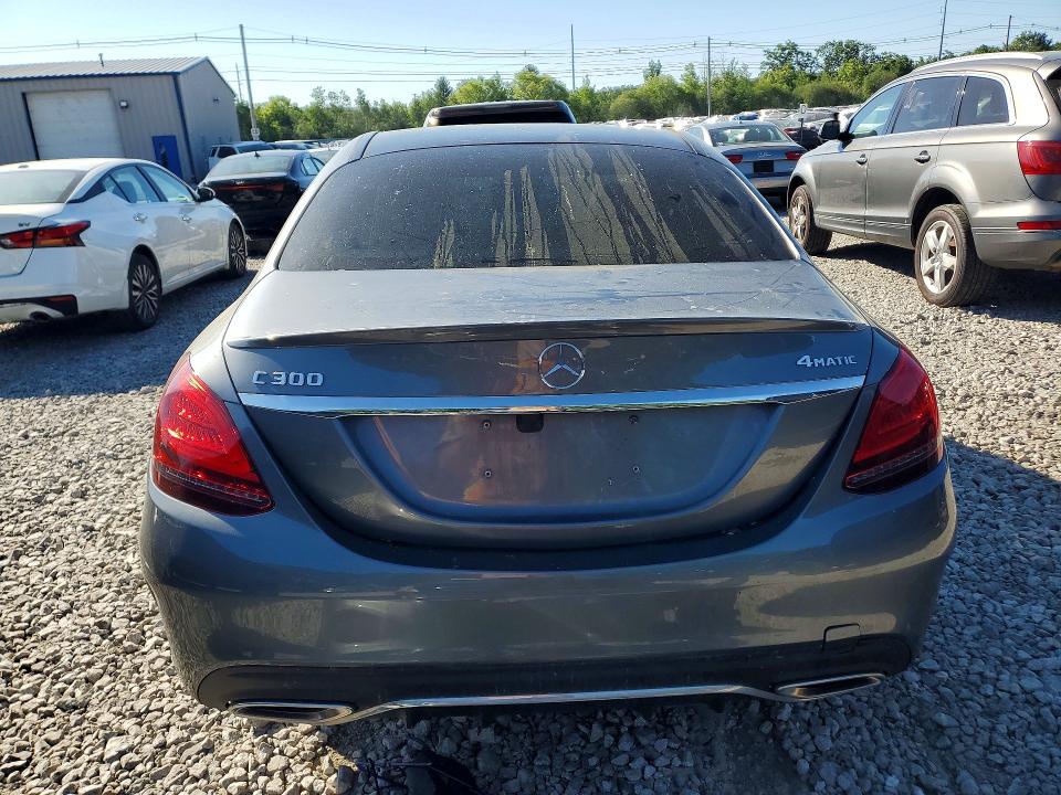 2020 Mercedes-benz C-klasse VIN WDDWF8EB0LR543470 COPART salvage auction — ROLLOVER, Ma - Cert Of Title-Salvage, sold $950 on 2026-07-23 (photo 6)
