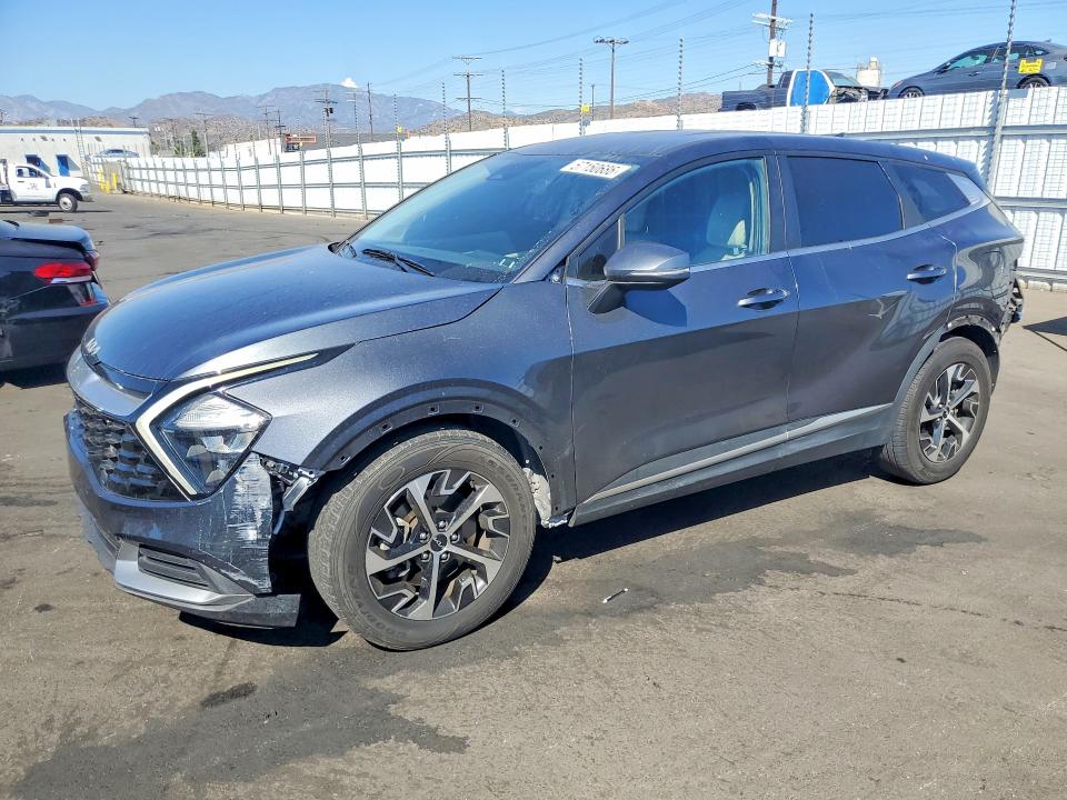 2023 Kia Sportage VIN 5XYK33AFXPG095952 COPART salvage auction — REAR END, Ca - Salvage Certificate, sold $6,800 on 2026-07-08 (photo 1)
