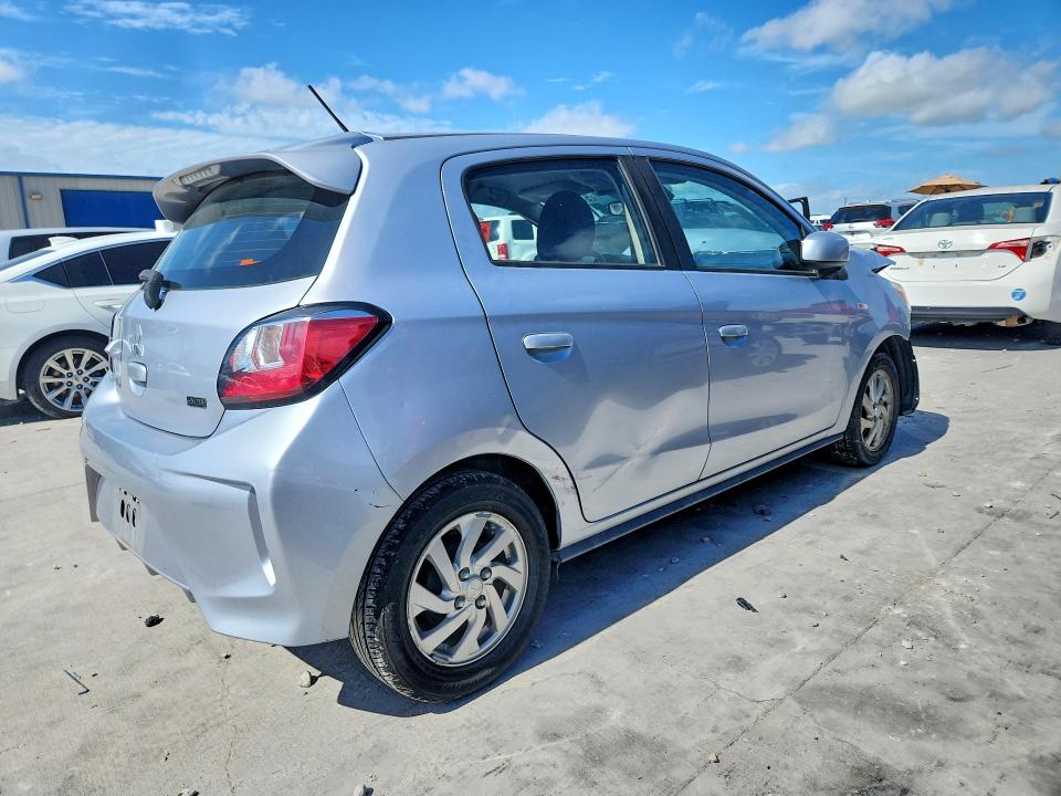 2021 Mitsubishi Mirage VIN ML32AUHJXMH004223 COPART salvage auction — FRONT END, TX - AUCTION SALES RECEIPT - CLEAN (P), sold $300 on 2026-07-31 (photo 3)