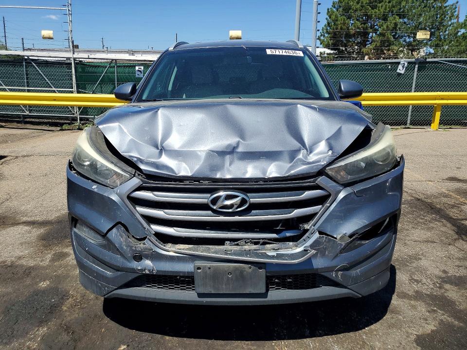 2018 Hyundai Tucson VIN KM8J3CA44JU606941 COPART salvage auction — FRONT END, Co - Public - Salvage Title, sold $2,300 on 2026-07-31 (photo 5)