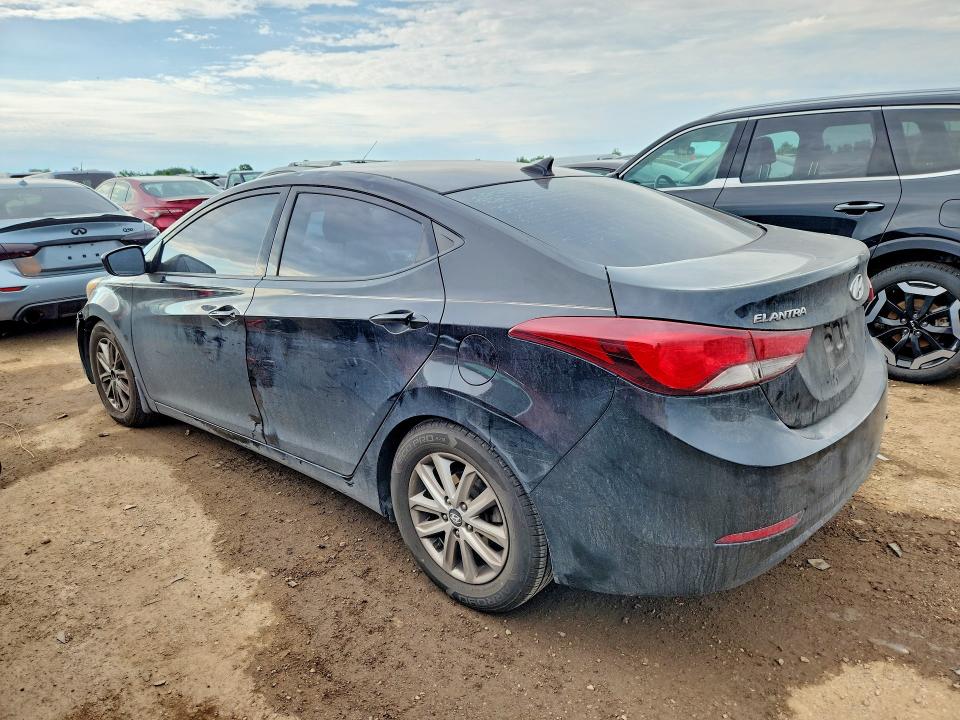 2015 Hyundai Elantra VIN KMHDH4AE1FU228131 COPART salvage auction — MECHANICAL, Fl - Cert Of Title-Rebuilt, sold $750 on 2026-07-30 (photo 2)