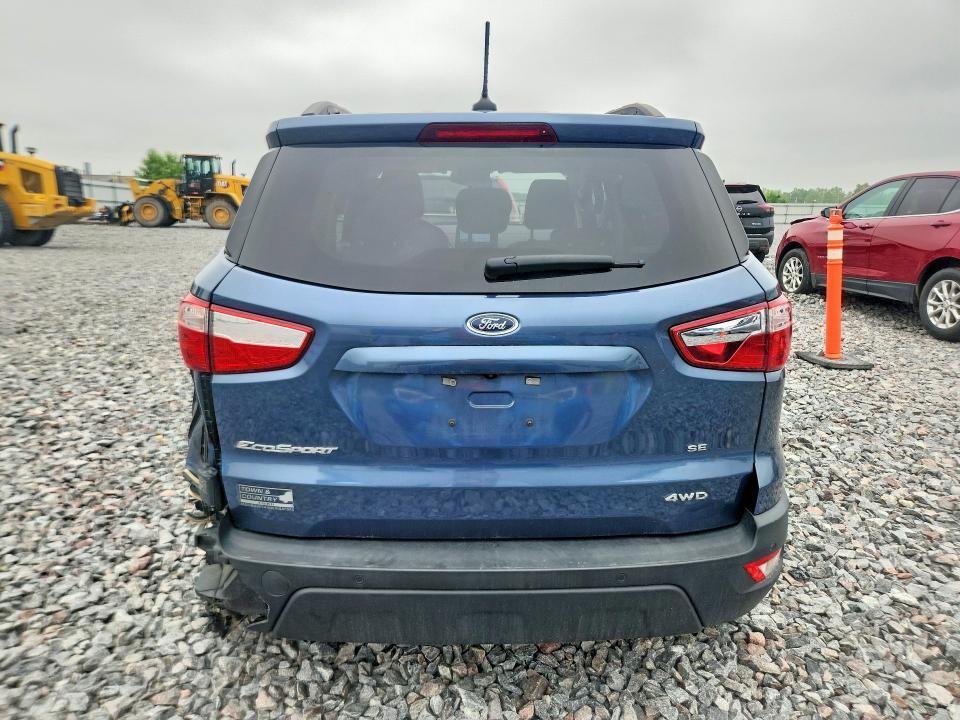 2022 Ford Ecosport VIN MAJ6S3GL4NC466550 COPART salvage auction — REAR END, Salvage Title, sold $175 on 2026-07-27 (photo 6)