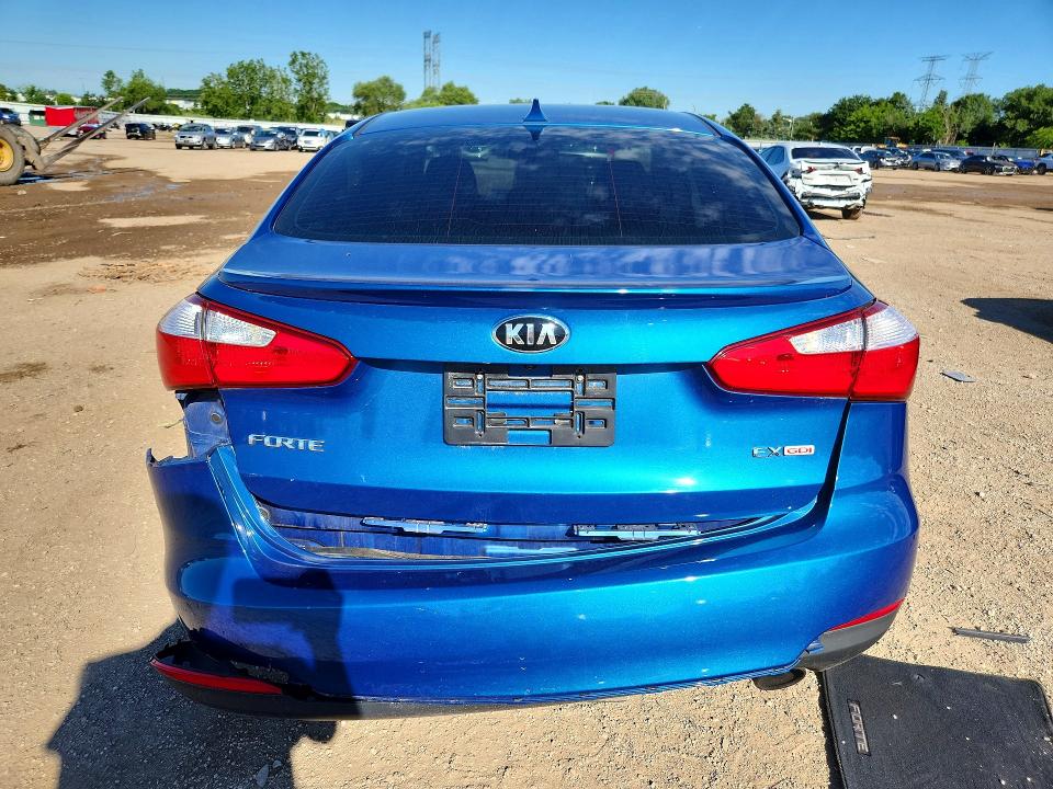 2014 Kia VIN KNAFX4A83E5124126 COPART salvage auction — REAR END, IL - SALVAGE CERTIFICATE, sold $525 on 2026-07-30 (photo 6)