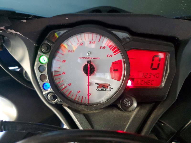 2006 Suzuki Gsx-r600 VIN JS1GN7DA062104006 COPART salvage auction — ROLLOVER, Ky - Bill Of Sale/Part Only/No Titl, sold $1,200 on 2026-07-08 (photo 7)