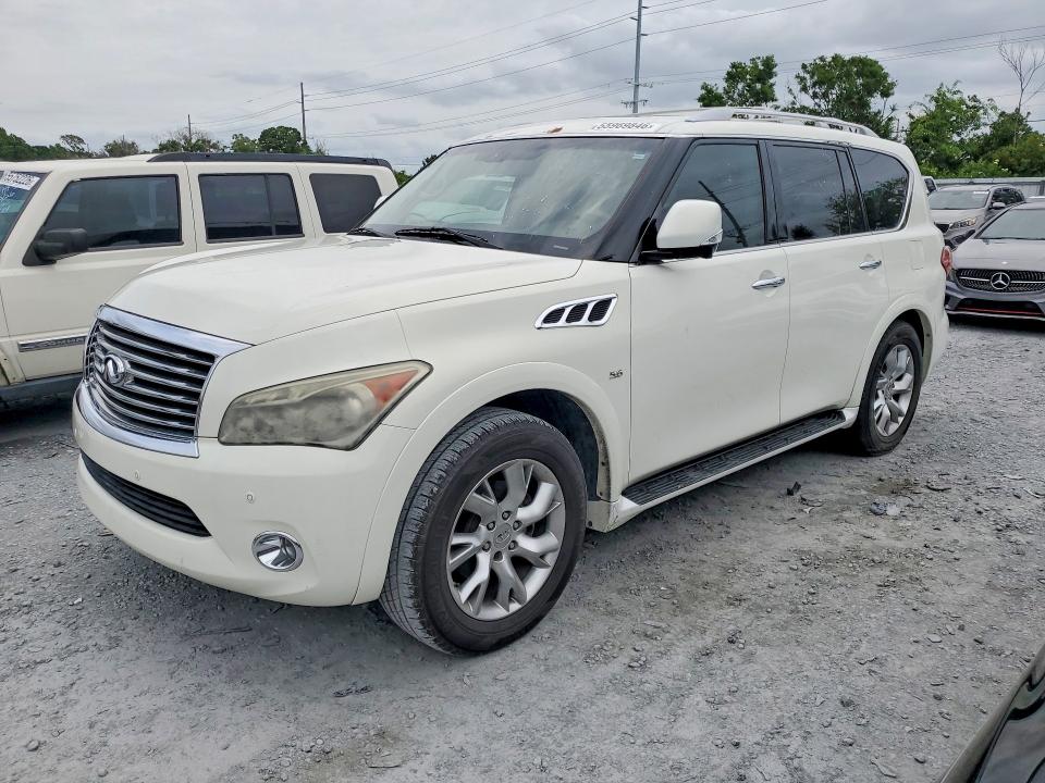2014 Infiniti VIN JN8AZ2ND5E9750549 COPART salvage auction — MINOR DENT/SCRATCHES, Fl - Certificate Of Title, sold $3,300 on 2026-07-27 (photo 1)