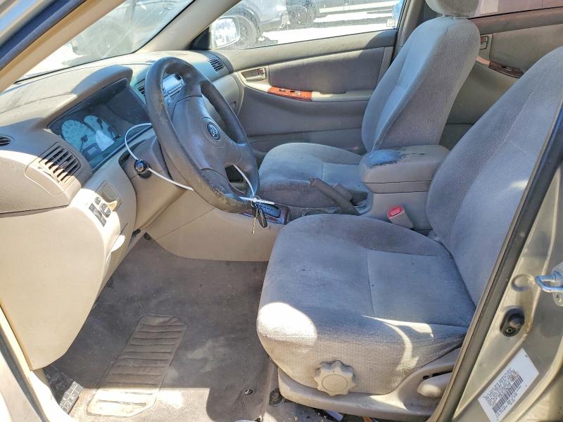 2004 Toyota Corolla VIN JTDBR32E042027184 COPART salvage auction — FRONT END, Ca - Salvage Certificate, sold $525 on 2026-07-09 (photo 7)