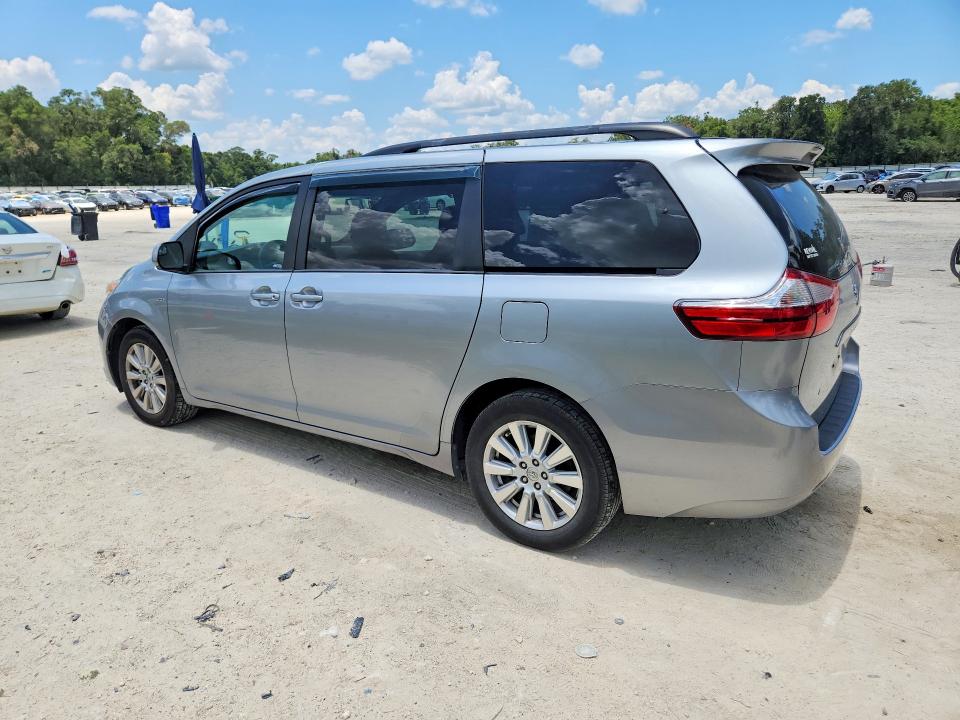 2017 Toyota Sienna VIN 5TDJZ3DC2HS146392 COPART salvage auction — FRONT END, Fl - Cert Of Title Slvg Rebuildable, sold $4,550 on 2026-07-21 (photo 2)