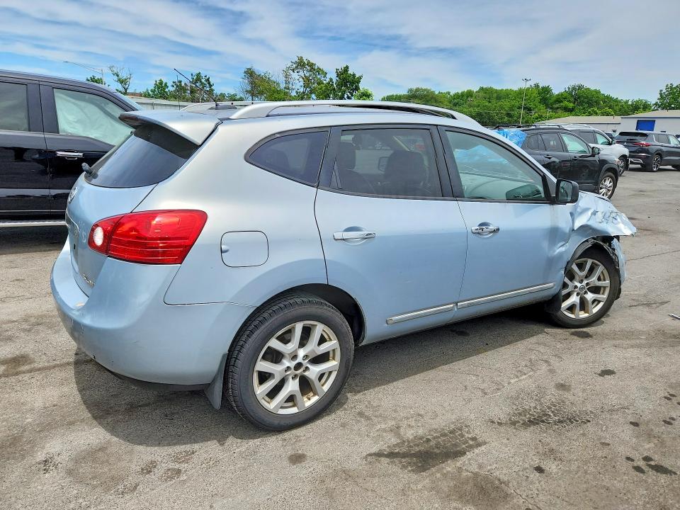 2012 Nissan Rogue sport VIN JN8AS5MV4CW383772 COPART salvage auction — FRONT END, Nj - Cert Of Title-Salvage, sold $125 on 2026-07-28 (photo 3)