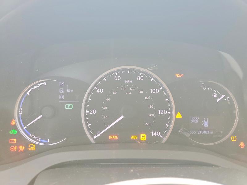 2011 Lexus Ct 200 VIN JTHKD5BH6B2005304 COPART salvage auction — FRONT END, CA - SALVAGE CERTIFICATE, sold $300 on 2026-07-28 (photo 9)