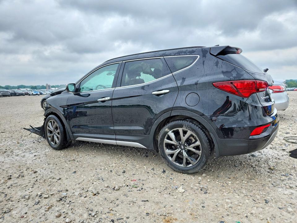 2018 Hyundai Santa fe VIN 5XYZWDLA4JG554302 COPART salvage auction — FRONT END, Mi - Certificate Of Title, sold $250 on 2026-07-23 (photo 2)