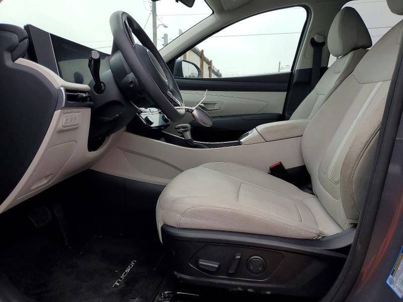2025 Hyundai Tucson VIN 5NMJB3DE9SH586965 COPART salvage auction — FRONT END, Ca - Salvage Certificate, sold $13,300 on 2026-07-29 (photo 7)